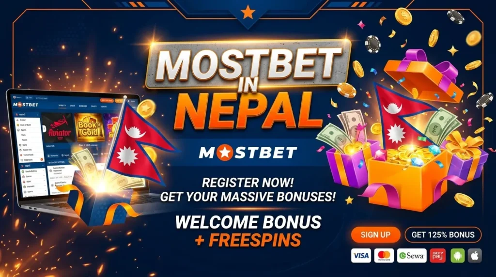 Mostbet Casino in Nepal: Bonuses, Registration and Login, Betting